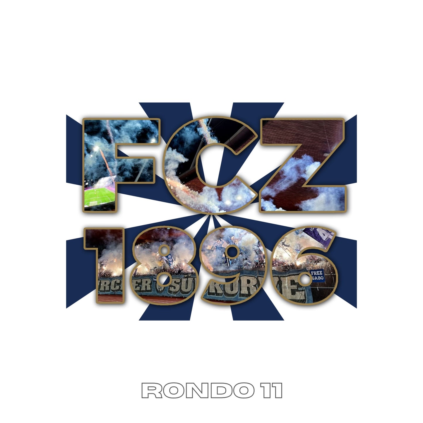 FCZ 1896 - Fc Zürich Sticker (20x)