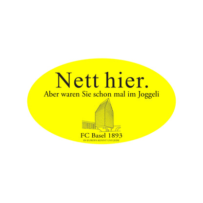 Nett hier. Aber waren Sie schon mal im Joggeli? (20x)